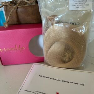 Blonde Virgin Human Hair Wig